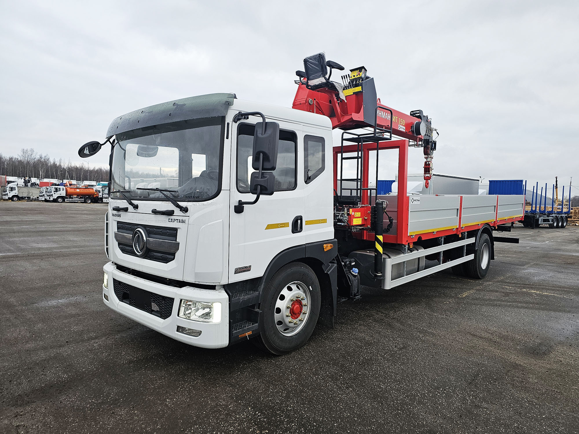 КМУ ИНМАН ИТ-150 DONGFENG C180LA борт 7,6х2,55х0,6 м