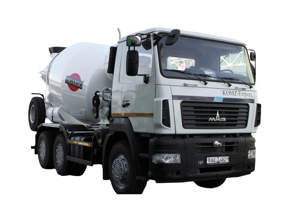 Автобетоносмеситель 9DA на шасси МАЗ-6312С5