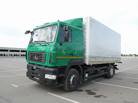 Бортовой автомобиль МАЗ-5340С5-8570-000 с тентом 4x2